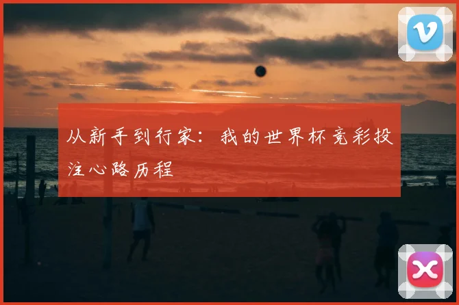 从新手到行家：我的世界杯竞彩投注心路历程