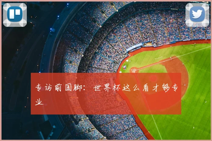 专访前国脚:世界杯这么看才够专业