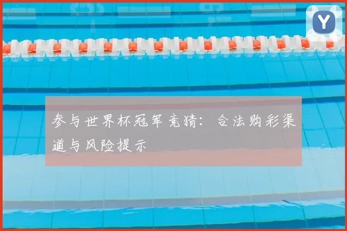 参与世界杯冠军竞猜：合法购彩渠道与风险提示